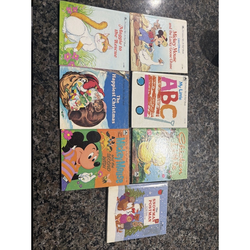 Whitman Tell-a-Tale Books – Lot of 7 Books -‎ Vintage